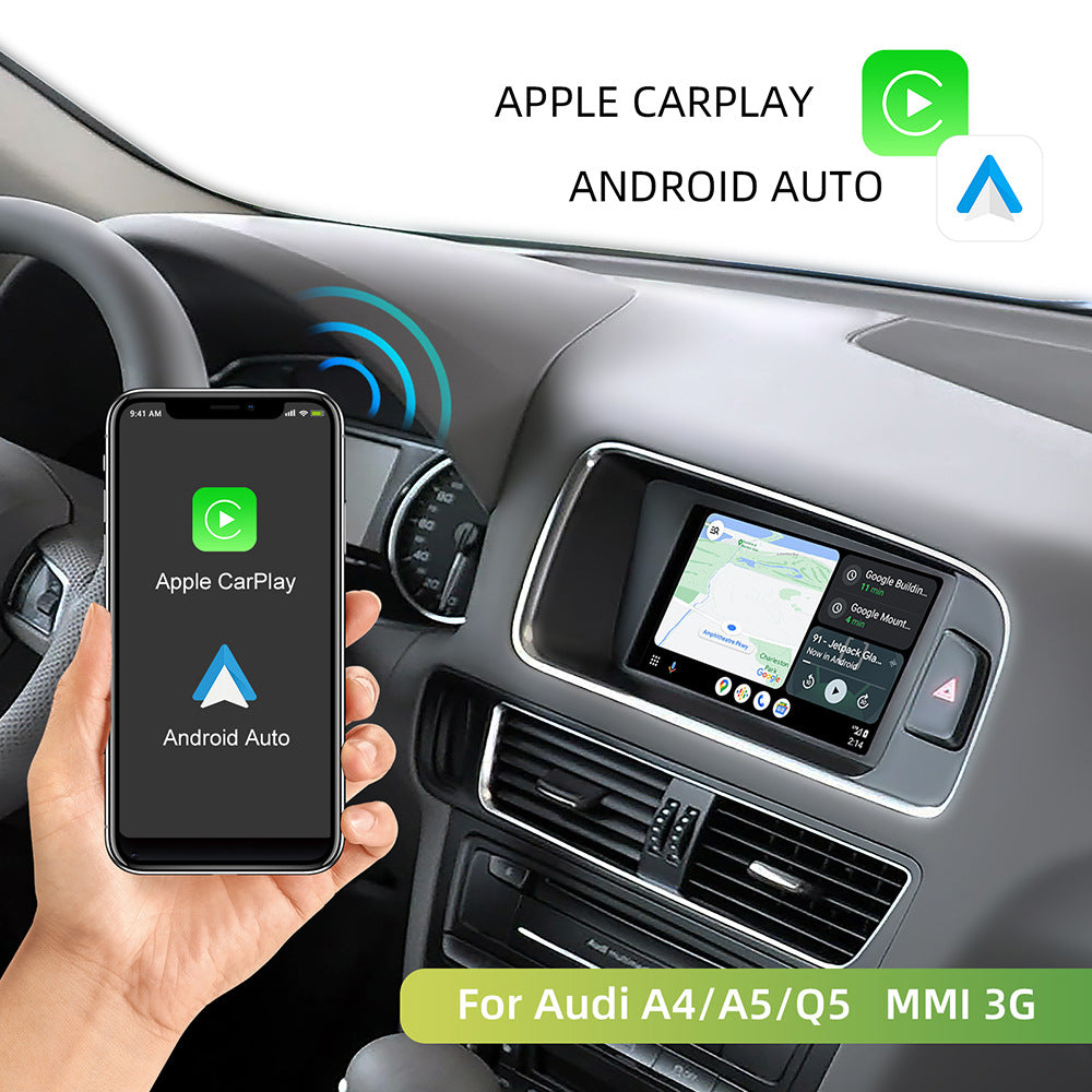 Wireless CarPlay & Android Auto Module for Audi A1 A4 A5 A6 A7 A8 Q3 Q5 Q7 MMI 3G System