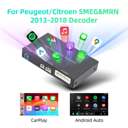 Wireless CarPlay & Android Auto Module for Peugeot / Citroen 2013-2018 SMEG & MRN System