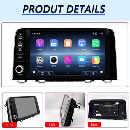 Linux System 9” IPS Screen Car Multimedia Player Wireless CarPlay & Android Auto for Honda CRV CR-V 2017 - 2021