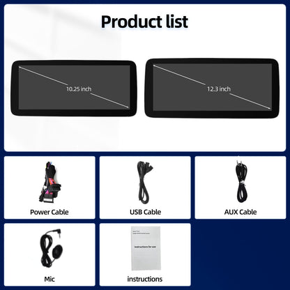 10.25 Inch / 12.3 Inch Linux System Wireless CarPlay Android Auto Screen for Mercedes-Benz V Class W447 NTG5.0 (2015 - 2018)