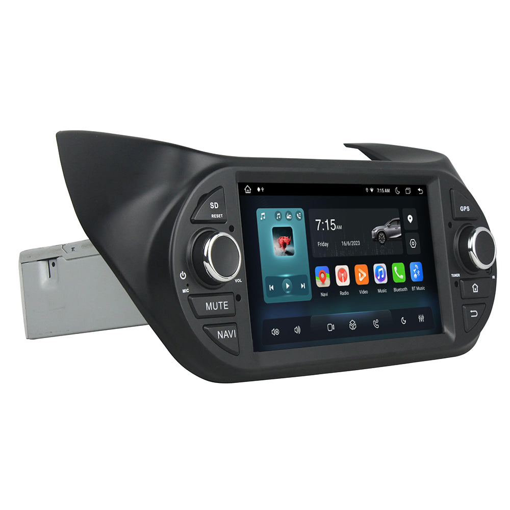 7” Android Radio Screen Car Stereo Head Unit CarPlay Android Auto for Fiat Fiorino / Citroen Nemo / Peugeot Bipper (2008-2015)