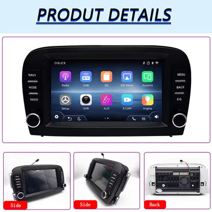 Linux System 7” IPS Screen Car Multimedia Player Wireless CarPlay & Android Auto for Mercedes-Benz SL Class 2001 - 2005