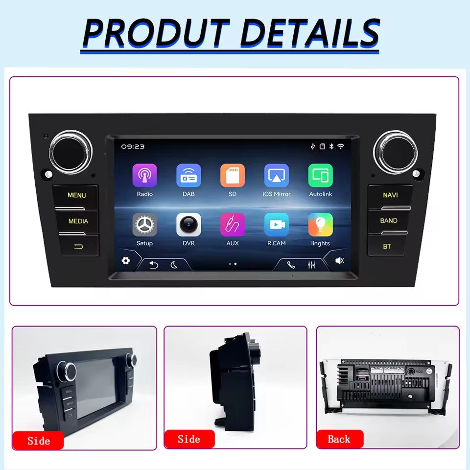 Linux System 7” IPS Screen Car Multimedia Player Wireless CarPlay & Android Auto for BMW E90 2005 - 2012