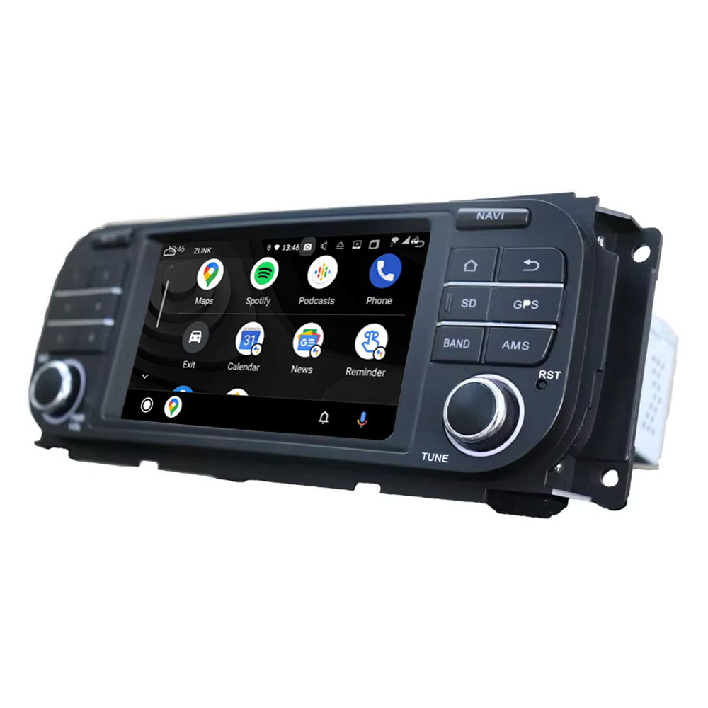 5” Android Radio Screen Car Stereo Head Unit CarPlay Android Auto for Jeep / Chrysler Old Version