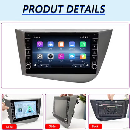 Linux System 8” IPS Screen Car Multimedia Player Wireless CarPlay & Android Auto for Seat Leon MK2 2005 - 2012