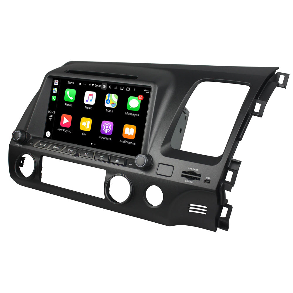 8” Android Radio Screen Car Stereo Head Unit CarPlay Android Auto for Honda Civic (2006-2011) RHD