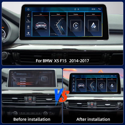 10.25 Inch / 12.3 Inch Linux System Wireless CarPlay Android Auto Screen for BMW X5 F15 NBT System (2014 - 2017) / EVO System (2016 - 2017)