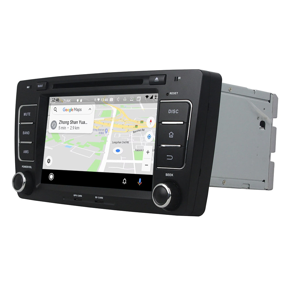 7” Android Radio Screen Car Stereo Head Unit CarPlay Android Auto for Skoda Octavia (2009-2012)