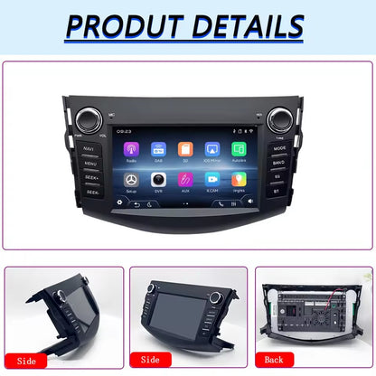 Linux System 7” IPS Screen Car Multimedia Player Wireless CarPlay & Android Auto for Toyota RAV4 2006 - 2012