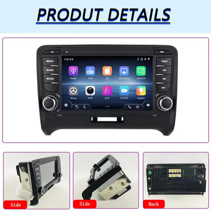 Linux System 7” IPS Screen Car Multimedia Player Wireless CarPlay & Android Auto for Audi TT 2006 - 2014