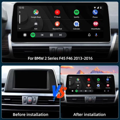 10.25 Inch / 12.3 Inch Linux System Wireless CarPlay Android Auto Screen for BMW 2 Series F45 F46 NBT System (2013 - 2015) / EVO System (2015 - 2018)