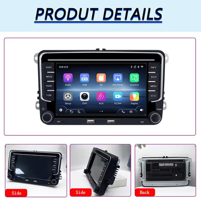 Linux System 7” IPS Screen Car Multimedia Player Wireless CarPlay & Android Auto for VW Magotan / Caddy / Passat / Sagitar / Tiguan / Touran / Jetta / Seat / CC / Polo / Golf / Golf 5 / Golf 6 2006 - 2012