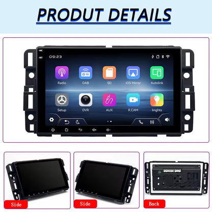 Linux System 8” IPS Screen Car Multimedia Player Wireless CarPlay & Android Auto for GMC / Chevrolet / Hummer / Buick Universal