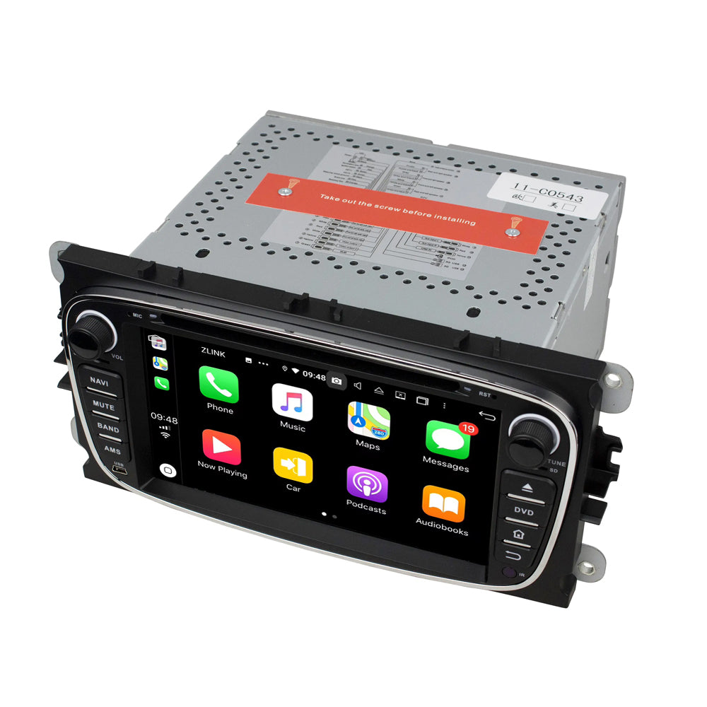 7” Android Radio Screen Car Stereo Head Unit CarPlay Android Auto for Ford Mondeo (2007-2010) / Tourneo Connect 2010 / Transit Connect 2010 / S-max (2008-2010)