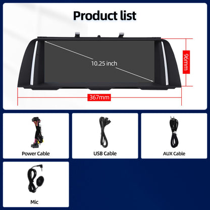 10.25 Inch Linux System Wireless CarPlay Android Auto Screen for BMW 5 Series F10 F11 CIC System (2011 - 2012) / NBT System (2013 - 2017)