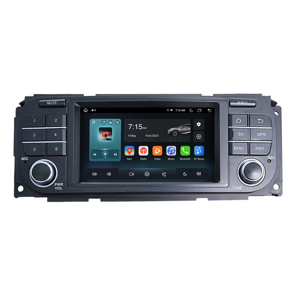 5” Android Radio Screen Car Stereo Head Unit CarPlay Android Auto for Jeep / Chrysler Old Version