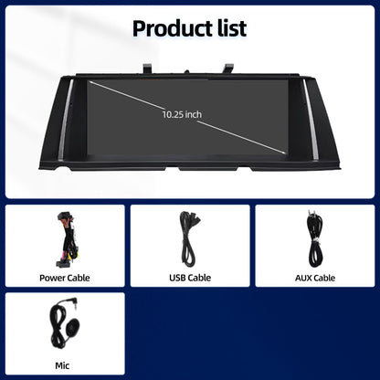 10.25 Inch Linux System Wireless CarPlay Android Auto Screen for BMW 7 Series F01 F02 F03 F04 CIC System (2009 - 2012) / NBT System (2013 - 2014)