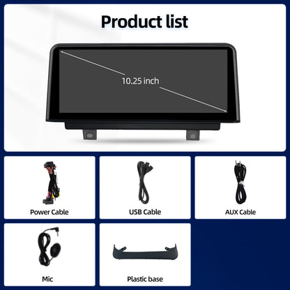 10.25 Inch / 12.3 Inch Linux System Wireless CarPlay Android Auto Screen for BMW 3 Series F30 F31 F34 / 4 Series F32 F33 F36 NBT System (2013 - 2017) / EVO System 2018