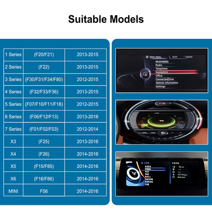 Wireless CarPlay & Android Auto Module for BMW NBT System 2012-2016