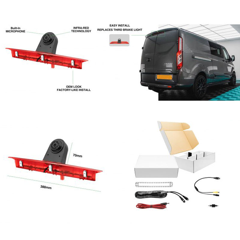 Brake Light Camera for Ford Transit (2014-2018)