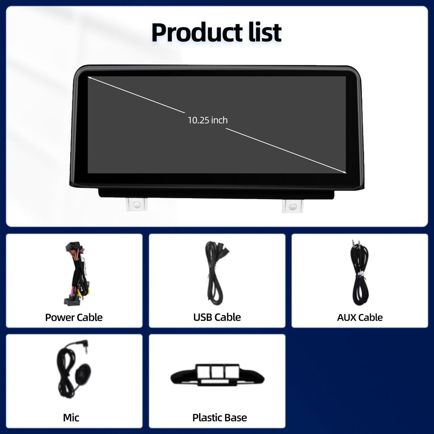 10.25 Inch / 12.3 Inch Linux System Wireless CarPlay Android Auto Screen for BMW X5 F15 NBT System (2014 - 2017) / EVO System (2016 - 2017)