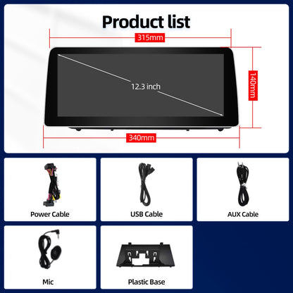 10.25 Inch / 12.3 Inch Linux System Wireless CarPlay Android Auto Screen for BMW X5 E70 X6 E71 E72 CCC System (2007 - 2009) / CIC System (2010 - 2013)