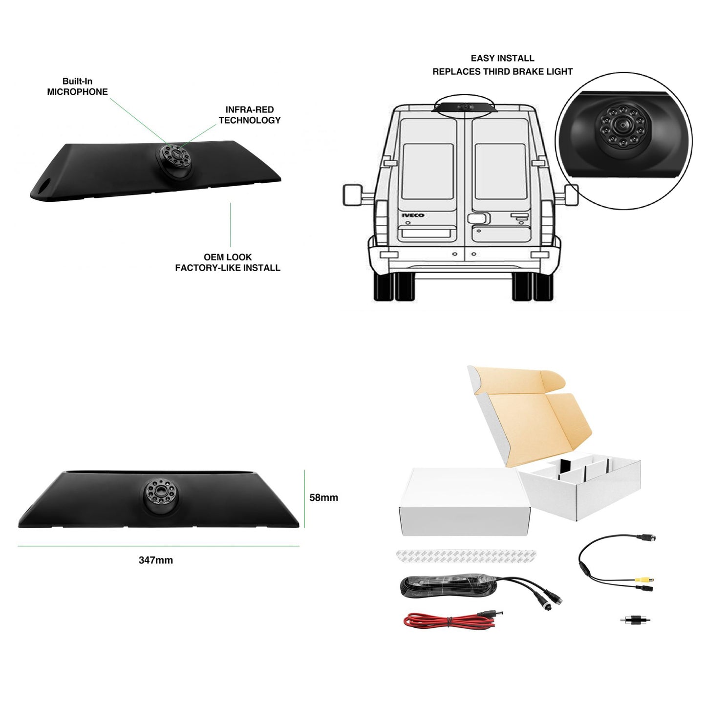 Brake Light Camera for IVECO Daily (2011-2014)