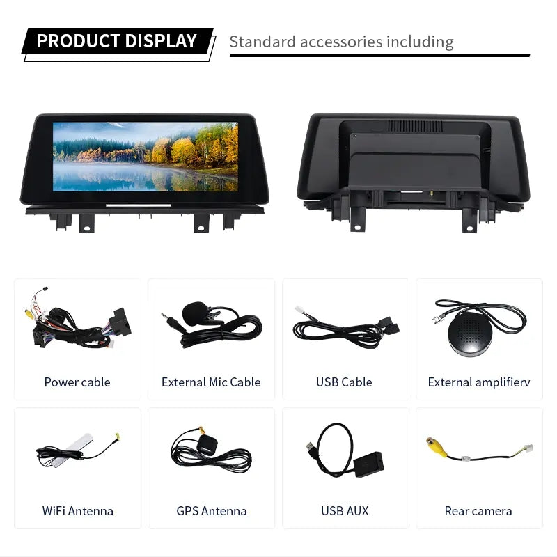 10.25” / 12.3” Android Auto CarPlay Radio Screen for BMW X1 Series E84 (2012-2015) / F48 (2016-2017)