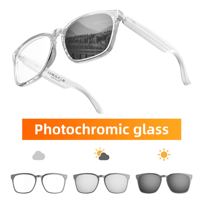 AI Smart Bluetooth Earphone Glasses Stereo Sound Audio Calls Simultaneous Translation