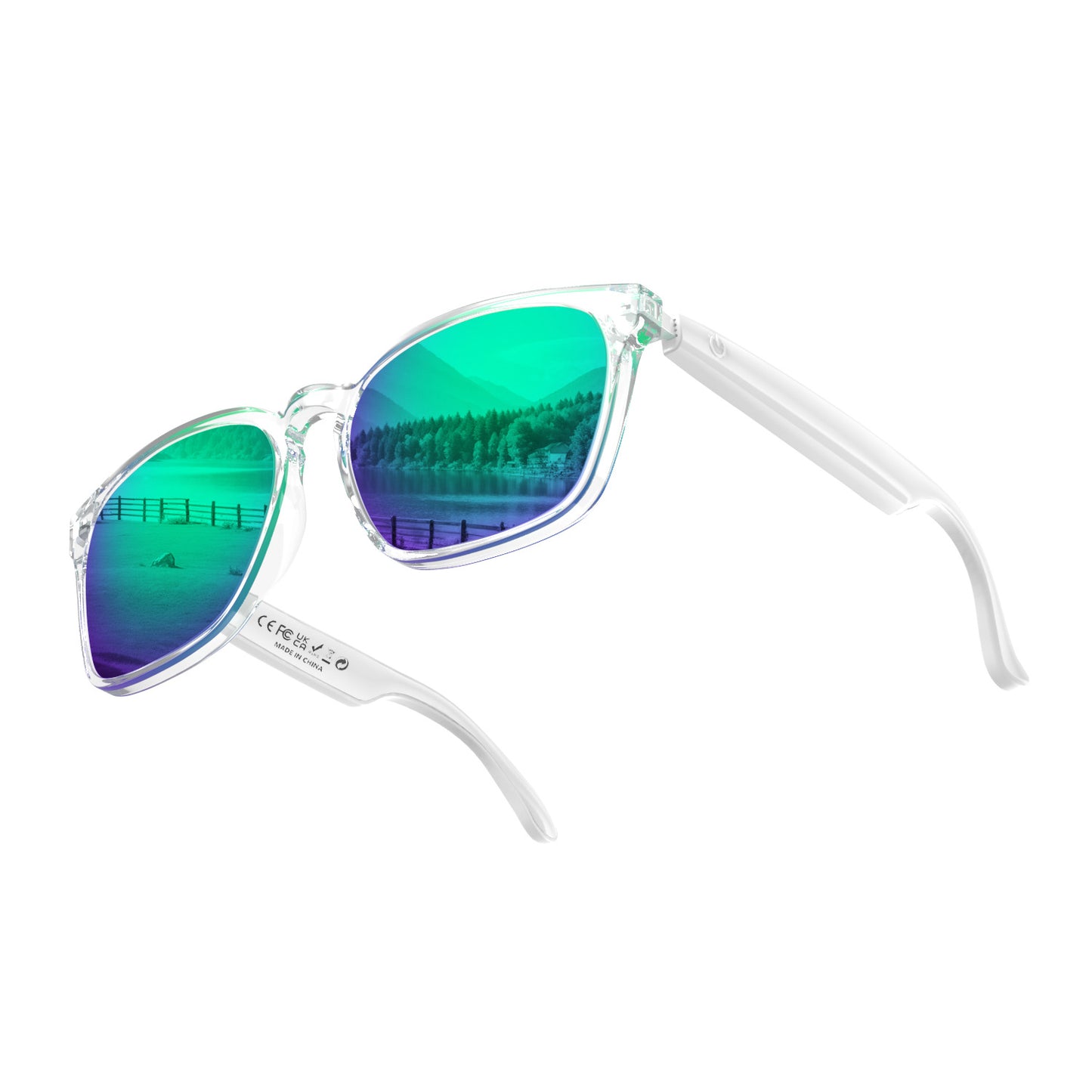 AI Smart Bluetooth Earphone Glasses Stereo Sound Audio Calls Simultaneous Translation