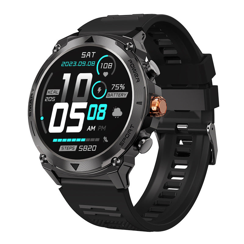 1.43” AMOLED Screen Smart Watch BT Call Voice Assistant Anti-Crush Anti-Dust 24h Health Monitoring Multi-Sports Mode