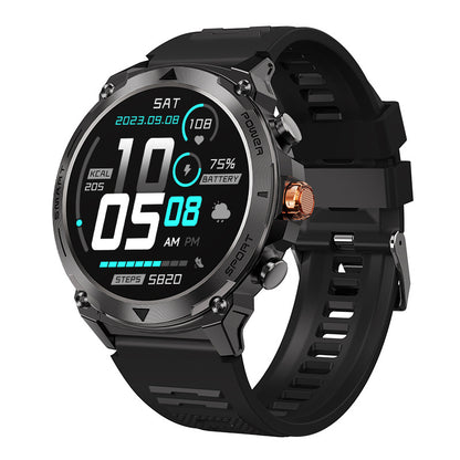 1.43” AMOLED Screen Smart Watch BT Call Voice Assistant Anti-Crush Anti-Dust 24h Health Monitoring Multi-Sports Mode