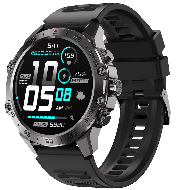 1.43” AMOLED Screen Men’s Classical Smart Watch BT Call Anti-Crush Anti-Dust Multi-Sports Mode Health Monitoring
