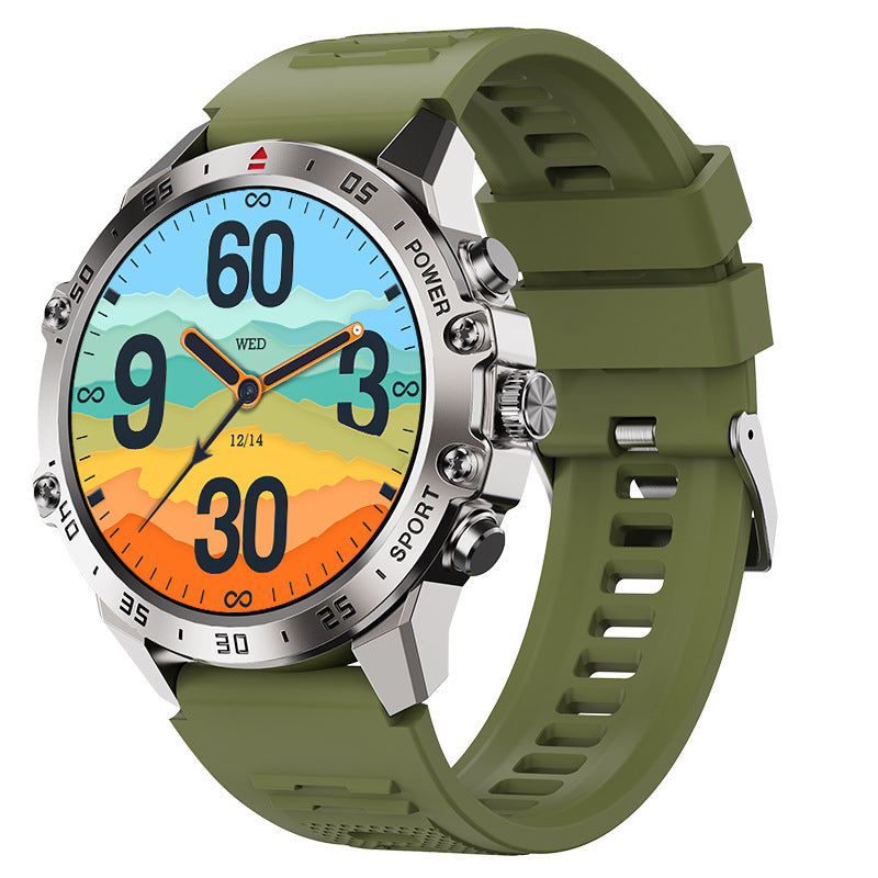 1.43” AMOLED Screen Men’s Classical Smart Watch BT Call Anti-Crush Anti-Dust Multi-Sports Mode Health Monitoring