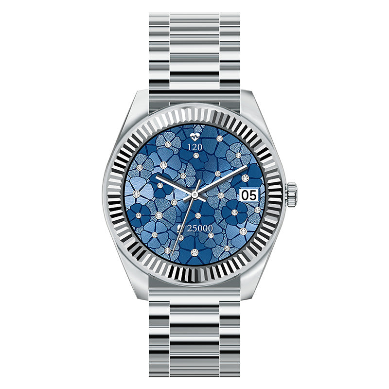 1.19” AMOLED Screen Smart Watch BT Phone Call Voice Assistant Female Health Care Multi-Sports Mode Quick Reply SMS